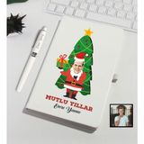 Ejoya Kişiye Özel Karikatür Tasarım Yeni Yıl Dilekleri Defter Kalem Seti 91110