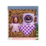 EJOYA Kişiye Özel Kupa & Bardak Altlığı & Fotoğraflı Peluş Anahtarlık Hediye Kutusu 112829