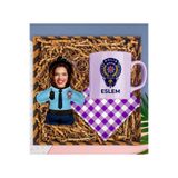 EJOYA Kişiye Özel Kupa & Bardak Altlığı & Fotoğraflı Peluş Anahtarlık Hediye Kutusu 112831