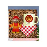 EJOYA Kişiye Özel Kupa & Bardak Altlığı & Fotoğraflı Peluş Anahtarlık Hediye Kutusu, 112844