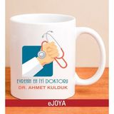 Ejoya Kişiye Özel Mesajlı Doktor Kupa Bardak 79951 - Mavi