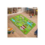 EJOYA Kişiye Özel Şehir Yol Haritası Puzzle Keçe Halı, 116269