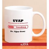 Ejoya Kişiye Özel Uyap Kupa Bardak 80014 - Siyah