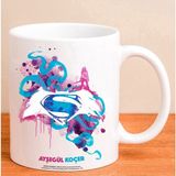 Ejoya Kişiye Özel Wonder Woman Temalı Kupa Bardak 80157 - Pembe