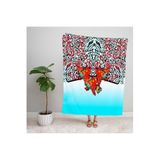 EJOYA Modern Desenli Polar TV Battaniyesi 100x150 cm Çok Renkli, TYC95F49E727A2B800