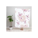 EJOYA Modern Desenli Polar TV Battaniyesi 90489 Pembe 100x150 cm, TYC7CDEA074FA68500