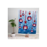 EJOYA Modern Desenli Polar TV Battaniyesi - Mavi - 100x150 cm, 92160