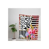 EJOYA Modern Desenli Polar TV Battaniyesi Pembe 100x150 cm Tek Kişilik, 92929
