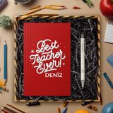 Ejoya Öğretmenlere Özel Tasarım Defter & Kalem & Hediye Kutusu 114368