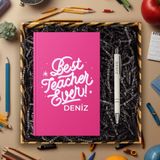 Ejoya Öğretmenlere Özel Tasarım Defter & Kalem & Hediye Kutusu 114371