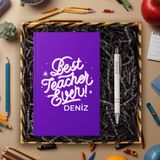 Ejoya Öğretmenlere Özel Tasarım Defter & Kalem & Hediye Kutusu 114372