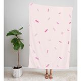 Ejoya Özel Tasarım Polar Tv Battaniyesi 106744 - 100 x 150 cm - Pembe