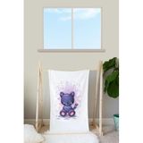 EJOYA Polar Kumaş Bebek Battaniyesi - 80x80 cm Renkli Baskılı, 90087