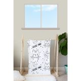 EJOYA Polar Kumaş Bebek Battaniyesi - 80x80 cm Renkli Baskılı, 90297
