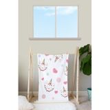 EJOYA Polar Kumaş Bebek Battaniyesi - 80x80 cm Renkli Baskılı, 90308