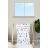 EJOYA Polar Kumaş Bebek Battaniyesi - Renkli Baskılı 80x80 cm, 90179