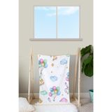EJOYA Polar Kumaş Bebek Battaniyesi - Renkli Baskılı 80x80 cm, 90183
