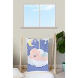 EJOYA Polar Kumaş Bebek Battaniyesi - Renkli Baskılı 80x80 cm, 90285