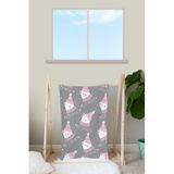 EJOYA Polar Kumaş Bebek Battaniyesi - Renkli Baskılı 80x80 cm, 90296