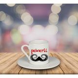 Ejoya Şekerli Türk Kahvesi Fincanı 80917 - Karışık İşleme