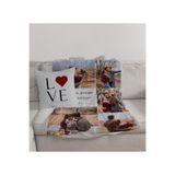 EJOYA Sevgililere Özel Tv Battaniye Ve Kırlent Kılıfı 100x150 cm, 106801