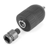 Ejoyous Matkap aynası adaptörü, 2 – 13 mm metal hızlı sıkıştırmalı mandren, 1/2 inç dişli mandren, akülü tornavida, darbeli matkap için mandren adaptörü, darbeli matkapların dönüştürülmesi