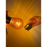 EK Tuning Ekt Cam Ampul Turuncu Tek Duy Şaşı Tırnak PY21W Sinyal 12V 93 Amber