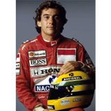 Ekart Ayrton Senna Formula 1 Hediyelik Ahşap Tablo 25 cm x 35 cm