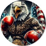 Ekart Boksör Kartal Dekoratif Duvar Saati