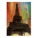 Ekart Eyfel Kulesi Paris Hediyelik Ahşap Tablo 35 cm x 50 cm
