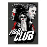 Ekart Fight Club Hediyelik Ahşap Tablo 35 cm x 50 cm