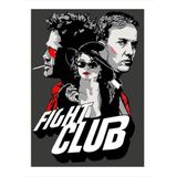 Ekart Fight Club Hediyelik Ahşap Tablo 50 cm x 70 cm