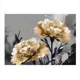 Ekart Gold Karanfil Çiçeği Hediyelik Ahşap Tablo 35 cm x 50 cm