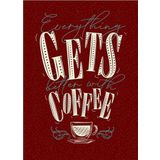 Ekart Kahve Coffe Temalı Hediyelik Ahşap Tablo 35 cm x 50 cm