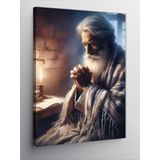 Ekart Kanvas Tablo Dua Eden Yaşlı Adam