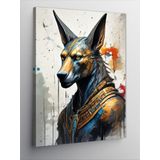 Ekart Kanvas Tablo Eski Mısır Anubis