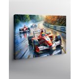 Ekart Kanvas Tablo Formula 1 Arabaları