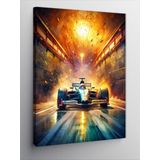 Ekart Kanvas Tablo Formula 1 Arabası
