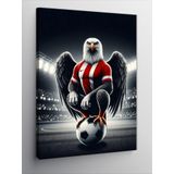 Ekart Kanvas Tablo Kartal Futbolcu