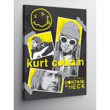 Ekart Kanvas Tablo Kurt Cobain Afişi