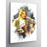 Ekart Kanvas Tablo Kurt Cobain
