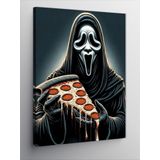 Ekart Kanvas Tablo Pizza Korku Maskesi