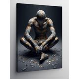 Ekart Kanvas Tablo Puzzle Adam