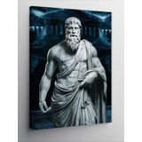 Ekart Kanvas Tablo Zeus Heykeli