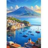 Ekart Limandaki Gemiler Hediyelik Ahşap Tablo 50 cm x 70 cm