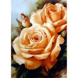 Ekart Pembe Güller Hediyelik Mdf Tablo 35 cm x 50 cm