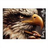 Ekart Puro İçen Kartal Dekoratif Mdf Tablo 35 cm x 50 cm