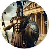 Ekart Roma Askeri Desenli Duvar Saati