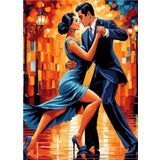 Ekart Romantik Dans Eden Çift Hediyelik Ahşap Tablo 25 cm x 35 cm