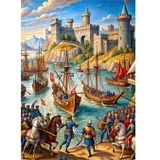 Ekart Savaş Temalı Hediyelik Ahşap Tablo 35 cm x 50 cm